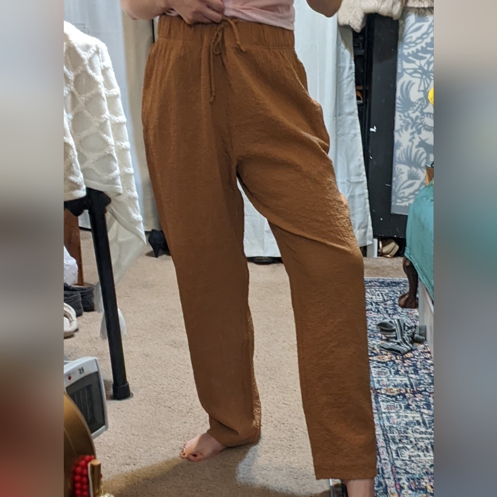 Flowy textured pants- Norm Thompson